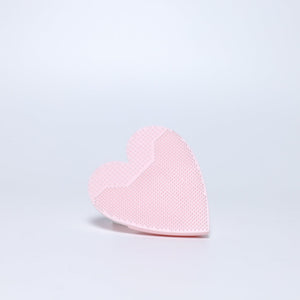 Pink Heart Scrubbie